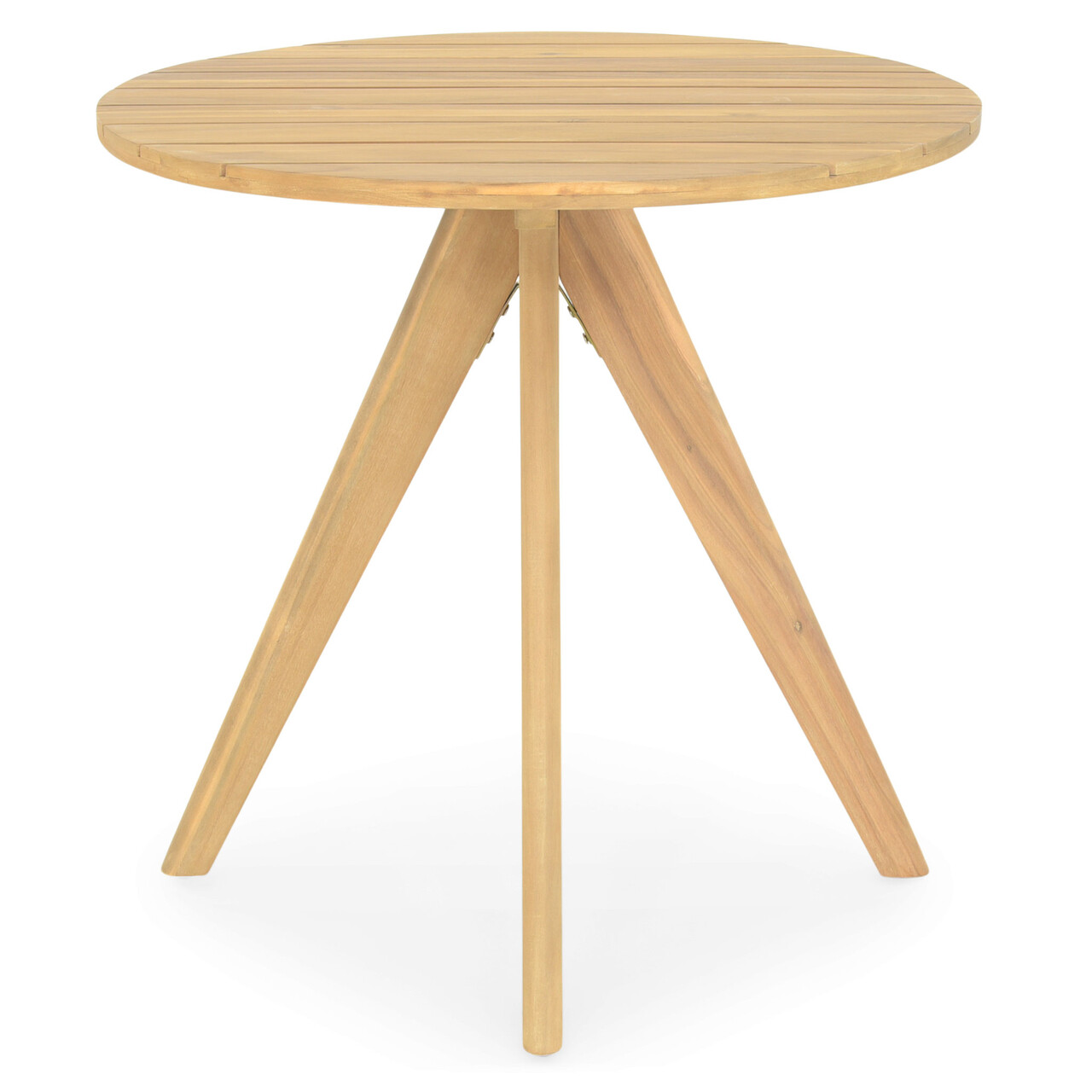 Masuta rotunda pentru gradina/terasa Panay, 80x78 cm, lemn acacia, natur - imagine 7